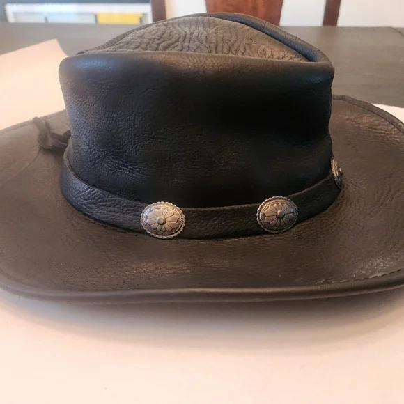 Leather Hat - Picture 3 of 7